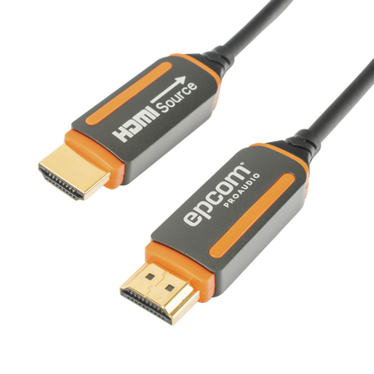 Cable HDMI de Fibra Óptica de 30 Metros (98.43 Pies) | Alta Definición | Versión 2.0 | Alta Velocidad 18Gbps | 4K@60Hz | HDCP 2.2 | Resistente a EMI y RFI