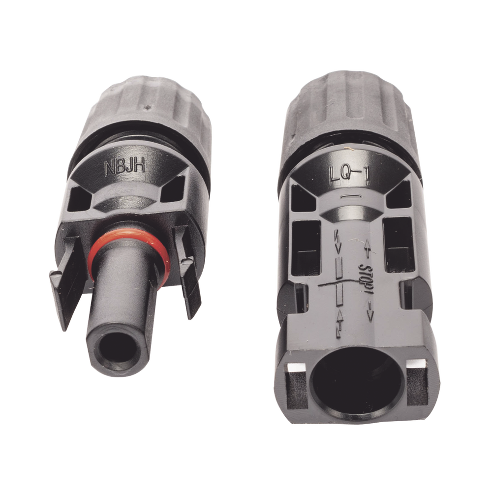 Conector MC-4 para Módulos Fotovoltaicos (conector hembra + conector macho)
