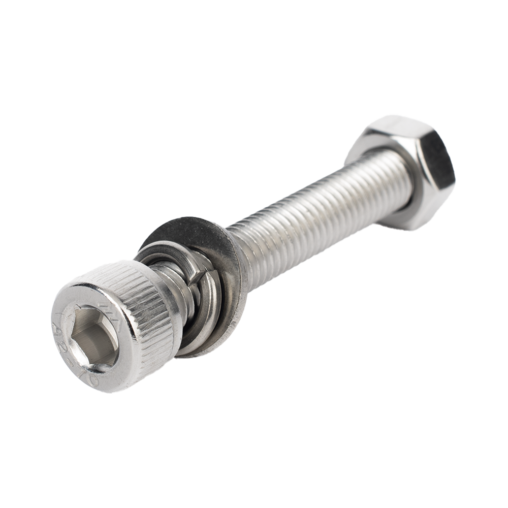 Tornillo acero inoxidable  M8*55 para montajes de módulos foto voltaicos