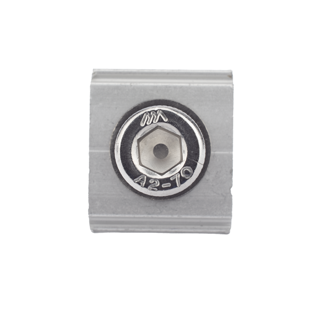 Conector N con tornillo para fijación en riel 5 y 8