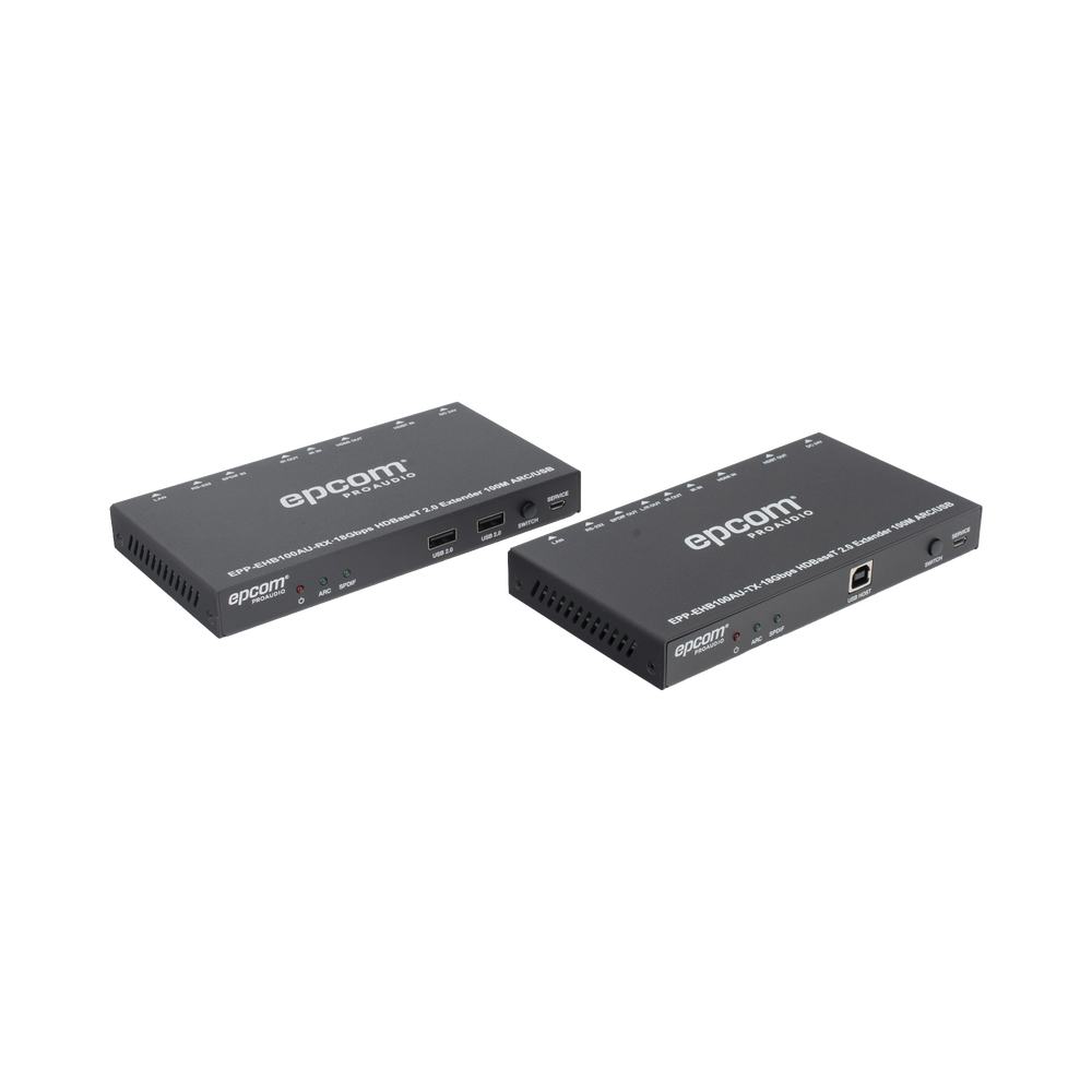 Kit Extensor HDMI | 4K2K@60HZ | HDR 4:4:4 | HDBaseT | 100M | Salida de Audio | HDCP 2.2 | IR Bidireccional | Admite la función USB KVM