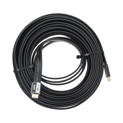 Cable HDMI de 10 Metros (32.81 Pies) | Alta Definición | Versión 2.0 | Alta Velocidad 18Gbps | 4K@60Hz | Conectores Chapados en Oro | Tipo Plano