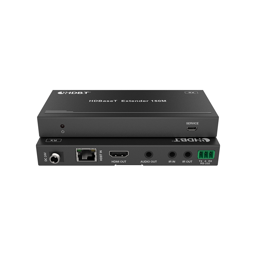 Splitter mas Extensor de Video | 1x2 | ProAV | HDBaseT™ | 120m en 4K@60Hz | 150m en 1080p@60Hz | Cat6/6a/7 | Gestión Avanzada EDID | Control IR y RS232 | PoC | Salida de Audio