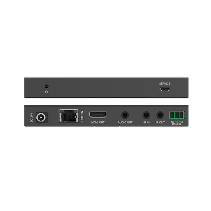 Splitter mas Extensor de Video | 1x8 | ProAV | HDBaseT™ | 120m en 4K@60Hz | 150m en 1080p@60Hz | Cat6/6a/7 | Gestión Avanzada EDID | Control IR y RS232 | PoC | Salida de Audio