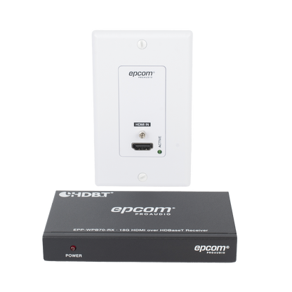 Kit Extensor HDBaseT | 4K2K@60Hz 40m | 1080p 70m | Función PoC | IR Bidireccional | RS-232 |