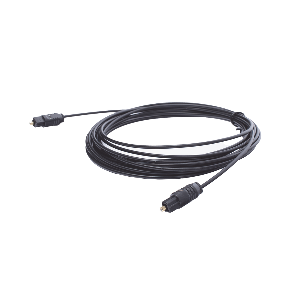 Cable Toslink de Fibra Óptica de 4.6m | Ideal para Mandar Audio Digital para Sistemas de Alta Calidad | Compatible con Amplificadores VSSL