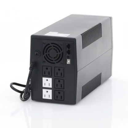 UPS de 1500VA/900W / Topología Línea Interactiva / Entrada y Salida 120 Vca/ Clavija NEMA 5-15P / 6 Tomas NEMA 5-15R