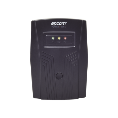 UPS de 600VA/360W / Topología Línea Interactiva / Entrada y Salida 120 Vca / Clavija NEMA 5-15P / 4 Tomas NEMA 5-15R/ Sin Protector RJ11 ni RJ45