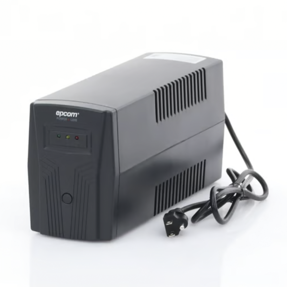 UPS de 600VA/360W / Topología Línea Interactiva / Entrada y Salida 120 Vca / Clavija NEMA 5-15P / 4 Tomas NEMA 5-15R/ Sin Protector RJ11 ni RJ45