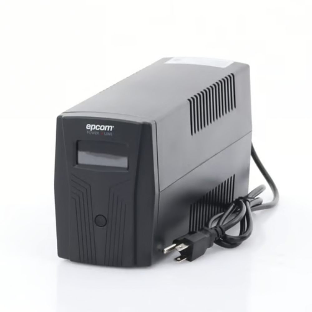 UPS de 600VA/360W / Topología Línea Interactiva / Entrada y Salida 120 Vca / Clavija NEMA 5-15P / 4 Tomas NEMA 5-15R