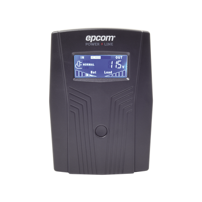 UPS de 600VA/360W / Topología Línea Interactiva / Entrada y Salida 120 Vca / Clavija NEMA 5-15P / 4 Tomas NEMA 5-15R