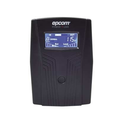 UPS de 600VA/360W / Topología Línea Interactiva / Entrada y Salida 120 Vca / Clavija NEMA 5-15P / 4 Tomas NEMA 5-15R