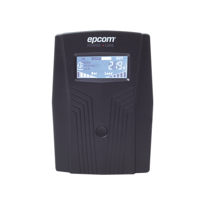 UPS de 850VA/510W / Topología Línea Interactiva / Entrada y Salida 120 Vca / Clavija NEMA 5-15P / 6 Tomas NEMA 5-15R / Sin RJ11 ni RJ45
