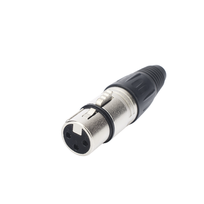 Kit Conector XLR Hembra + XLR Macho | Ideal para Conexiones de Micrófonos, Mezcladoras | Equipo de Audio Profesional