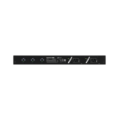 EdgeRouter INFINITY de 8 puertos SFP+ 10 G + 1 puerto RJ45 Gigabit, throughput 80 Gbps, 16 núcleos y 16 GB RAM , fuentes de alimentación modulares Hot-Swappable