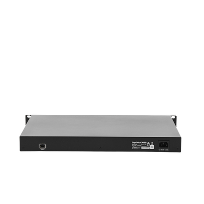 Switch EdgeMAX administrable de 24 puertos Gigabit con PoE+/PoE Pasivo 24V + 2 Puertos SFP, 250 W