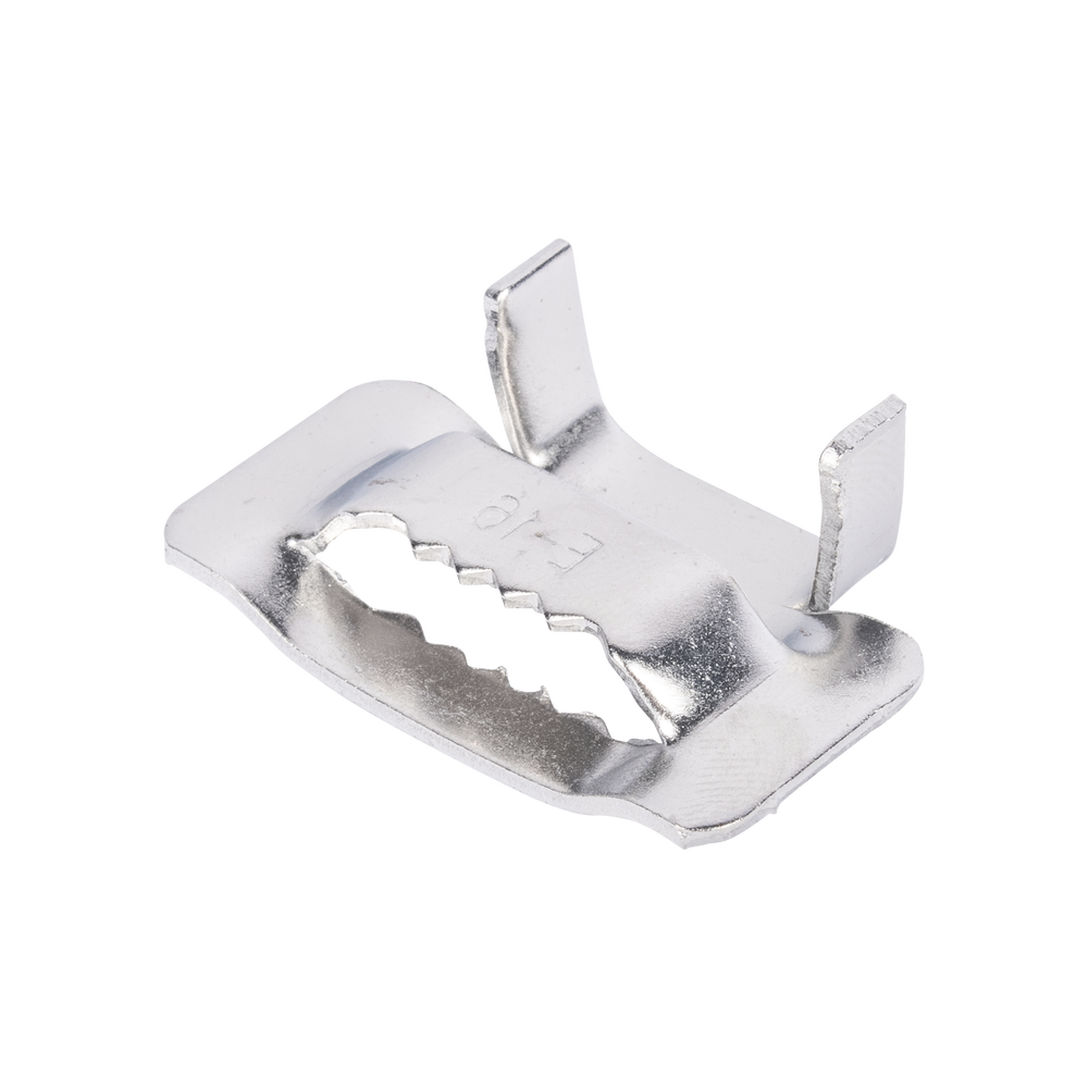 Hebillas PanSteel™ de Acero Inoxidable 201, Para Uso con Fleje ESW16T76-CR2 de 5/8, Paquete de 100pz