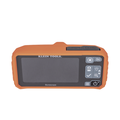 Cámara Boroscopio de Inspección 5.5mm 720p USB-C,  LCD 4.3" Color, Cuello de Cisne Nylon de 10' (3m) con Imán, Espejo, 6 LED´s. Batería Io-Li Recargable. Ideal en Electricidad, HVAC, Plomería y Aviación