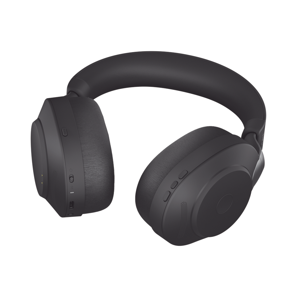 Jabra Evolve2 85, Auricular stereo versión UC con cancelación de ruido activa, dongle USB-A indicador de ocupado (Busylight)(28599-989-999)