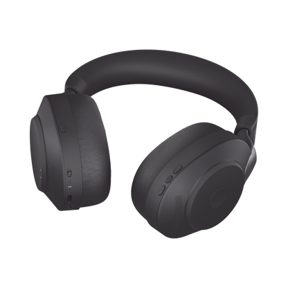 Jabra Evolve2 85, Auricular stereo versión UC con cancelación de ruido activa, dongle USB-A indicador de ocupado (Busylight)(28599-989-999)