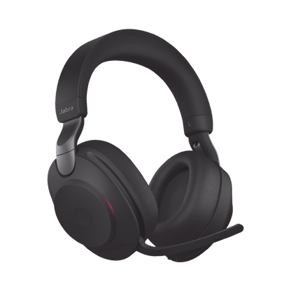 Jabra Evolve2 85, Auricular stereo versión UC con cancelación de ruido activa, dongle USB-A indicador de ocupado (Busylight)(28599-989-999)