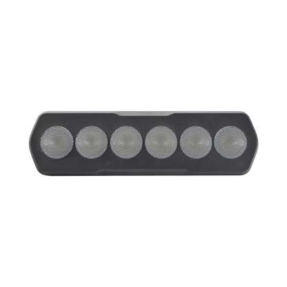 Luz de Trabajo Ultra brillante Rectangular, 6 LED, 1300 Lúmenes, 12-24 Vcd