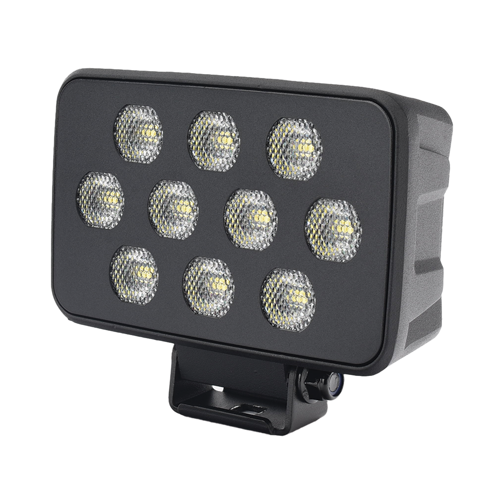 Luz de Trabajo Ultra brillante Cuadrada, 10 LED, 8937 Lúmenes, 12-24 Vcd