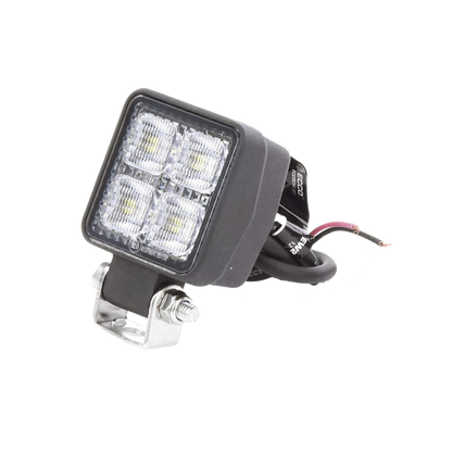 Luz de trabajo de 4 LED de 10 Watt, 12-24 Vcd, 800 lúmenes