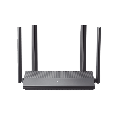 Router WiFi 6 AX 1500 Mbps / MU-MIMO 2X2 y OFDMA / 1 Puerto WAN Gigabit / 3 Puertos LAN Gigabit / Soporta IPV6 y TR-069 / 4 Antenas Beamforming / Seguridad WiFi WPA3