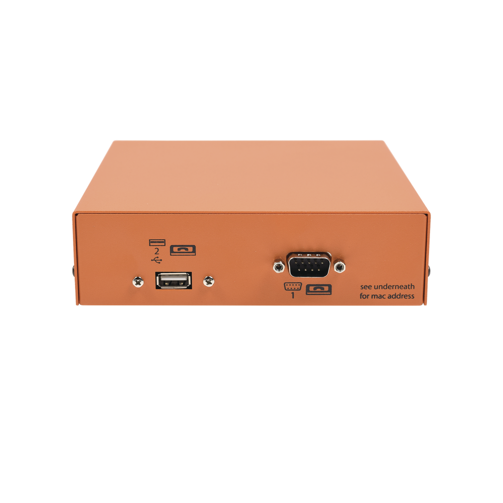 Receptora de alarmas IP Universal con 1 entrada de linea telefónica, para su central de monitoreo, recepción TCP/IP o GPRS, serie  M2M, paneles de alarma Hikvision, entre otros.