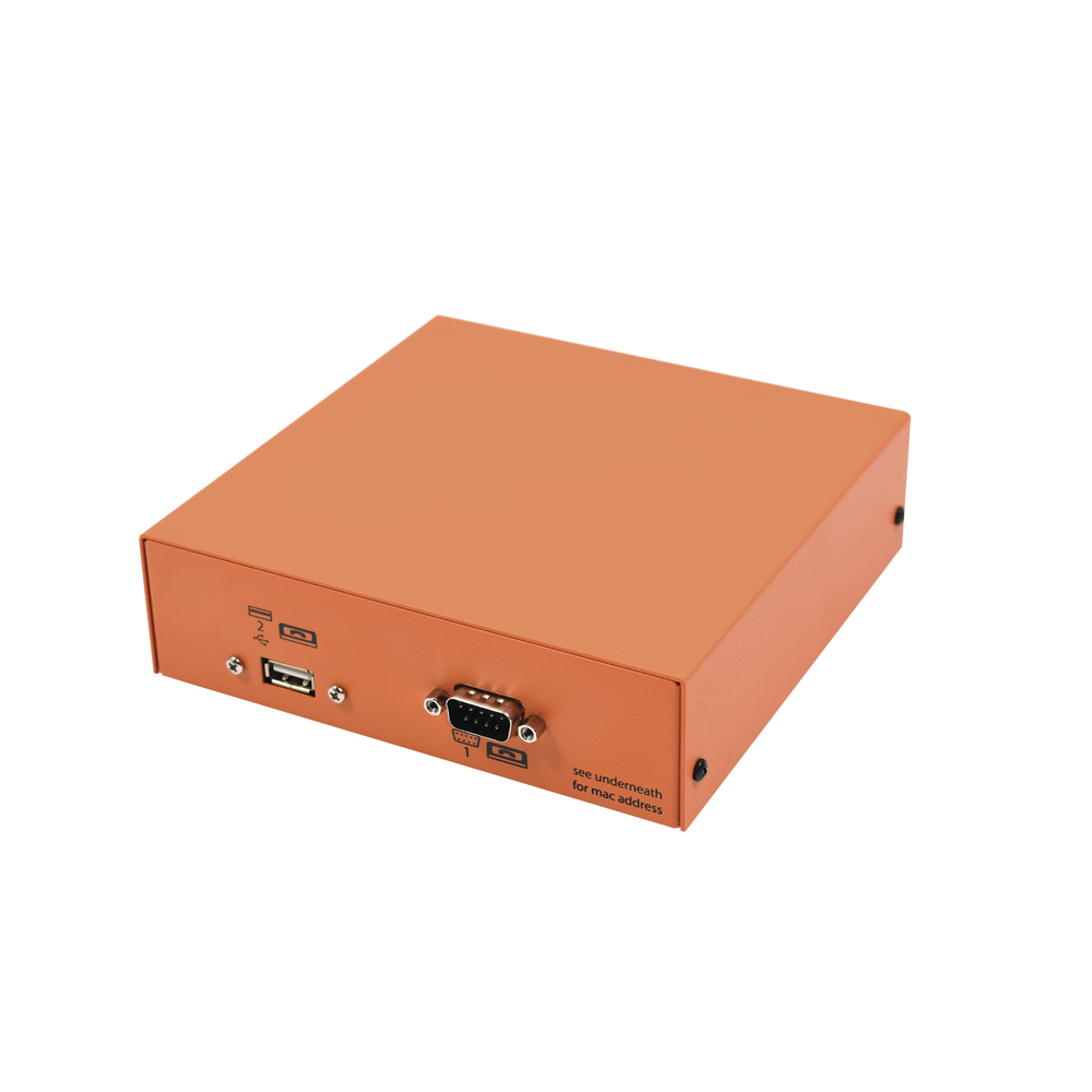 Receptora de alarmas IP Universal con 1 entrada de linea telefónica, para su central de monitoreo, recepción TCP/IP o GPRS, serie  M2M, paneles de alarma Hikvision, entre otros.