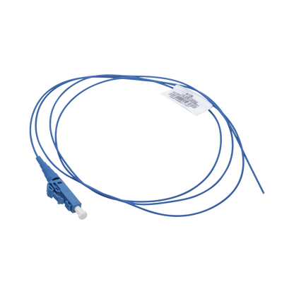 Pigtail de Fibra Óptica LC Simplex, Monomodo OS2 9/125, 900um, Color Azul, 1 Metro (3.28 Pies)
