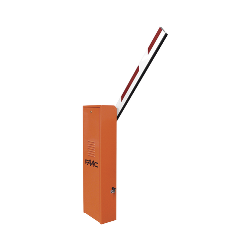 Kit de Barrera FAAC 620 RPD con Pluma Rectangular sin Iluminación / Equipo Hidráulico de Uso Intensivo / Hasta 2 Millones de Ciclos Antes de Presentar una Falla Severa