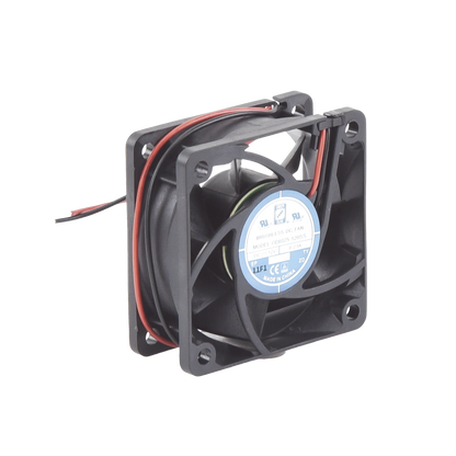 Ventilador Anticondensante Axial Cuadrado, 60x60x25 mm, 12 Vcc, 4390 RPM, 1.8 W, 0.15 A, Flujo de Aire de 25.0 CFM, Unión Sellada.