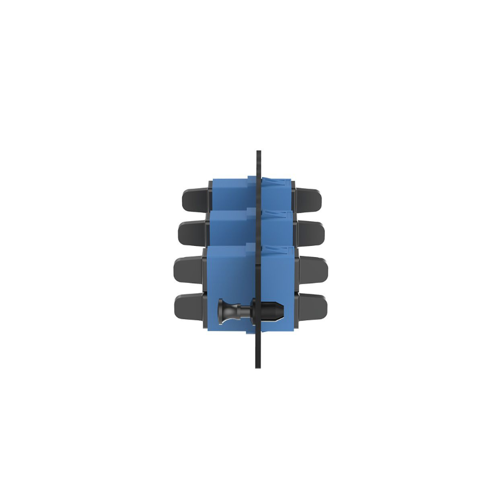 Placa Acopladora de Fibra Optica FAP, Con 3 Conectores SC Duplex (6 Fibras), Para Fibra Monomodo OS1/OS2, Color Azul
