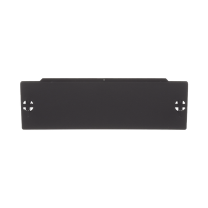 Placa Ciega FAP, Para Reservar Espacio de Uso Futuro en Paneles de Fibra Óptica, Color Negro