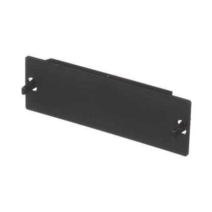 Placa Ciega FAP, Para Reservar Espacio de Uso Futuro en Paneles de Fibra Óptica, Color Negro