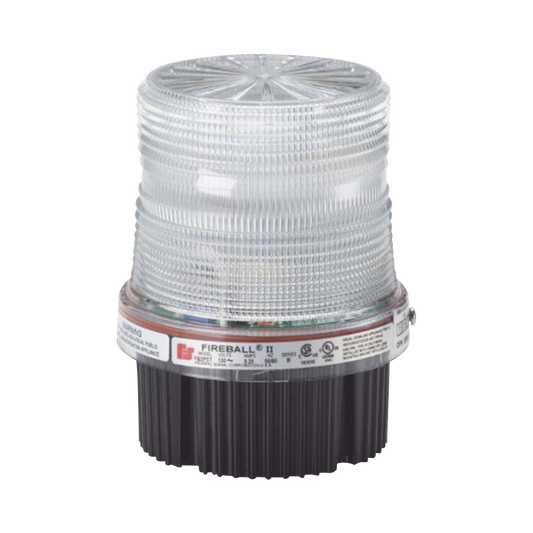 Fireball® LED Luz de advertencia Listado por UL y cUL 12-24 VCD Color Claro