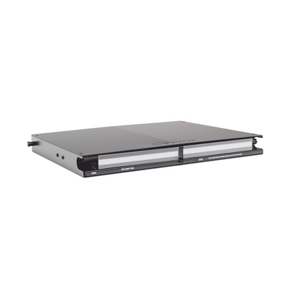Panel de Conexión de Fibra para Rack de 19in, Bandeja Deslizable, Acepta 3 Placas Quick Pack, Hasta 72 Fibras, 1 UR
