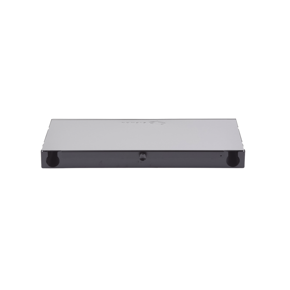 Panel de Conexión de Fibra para Rack de 19in, Bandeja Fija, Acepta 3 Placas Quick Pack, Hasta 72 Fibras, 1 UR
