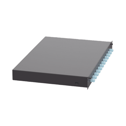 Distribuidor de Fibra Óptica, Con 12 Conectores LC Duplex (24 Fibras), Para Fibra Multimodo OM3/OM4, 1 UR