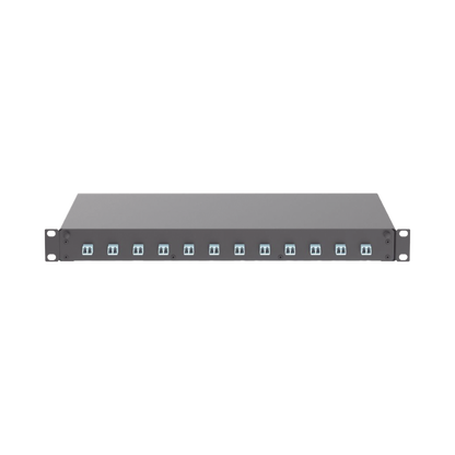 Distribuidor de Fibra Óptica, Con 12 Conectores LC Duplex (24 Fibras), Para Fibra Multimodo OM3/OM4, 1 UR