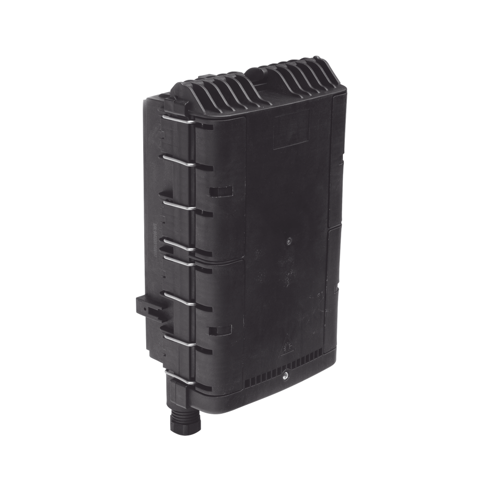 Caja de Distribución de Fibra Óptica para 48 Empalmes con 16 Acopladores SC/APC, Enterrado Directo, IP68