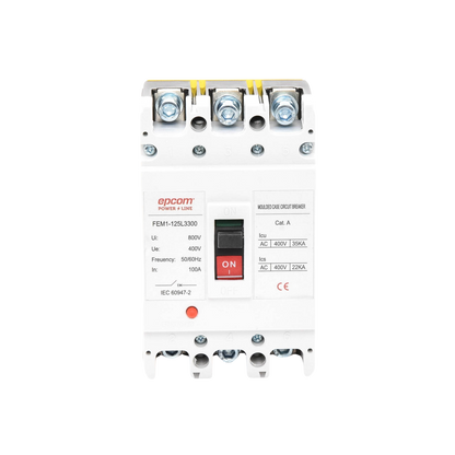Protección Térmica/ Interruptor 3P, 100A,  Corriente Alterna  690 V CA Trifásica.
