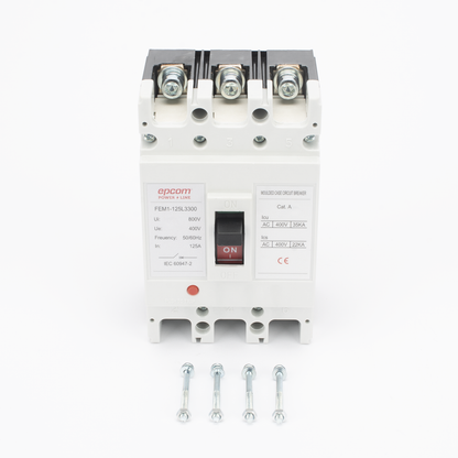 Protección Térmica/ Interruptor 3P, 100A,  Corriente Alterna  690 V CA Trifásica.