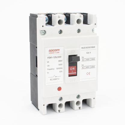 Protección Térmica/ Interruptor 3P, 100A,  Corriente Alterna  690 V CA Trifásica.