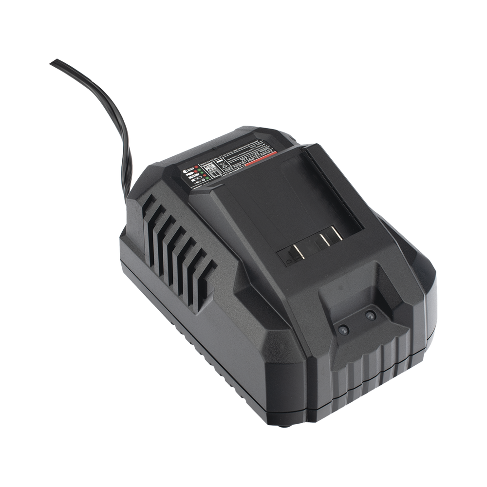 Cargador de Baterías 20V 4.0Ah / Entrada 110V / Protección contra Sobrecarga y Sobrecalentamiento / Diseño Compacto