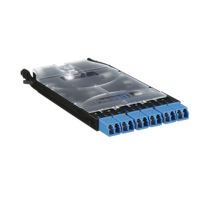 Cassette HD Flex? Con 6 Puertos LC Duplex (12 Fibras), Para Fibra Monomodo OS2, Color Azul