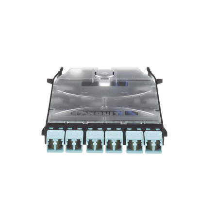 Cassette HD Flex? Con 6 Puertos LC Duplex (12 Fibras), Para Fibra Multimodo OM3, Color Azul