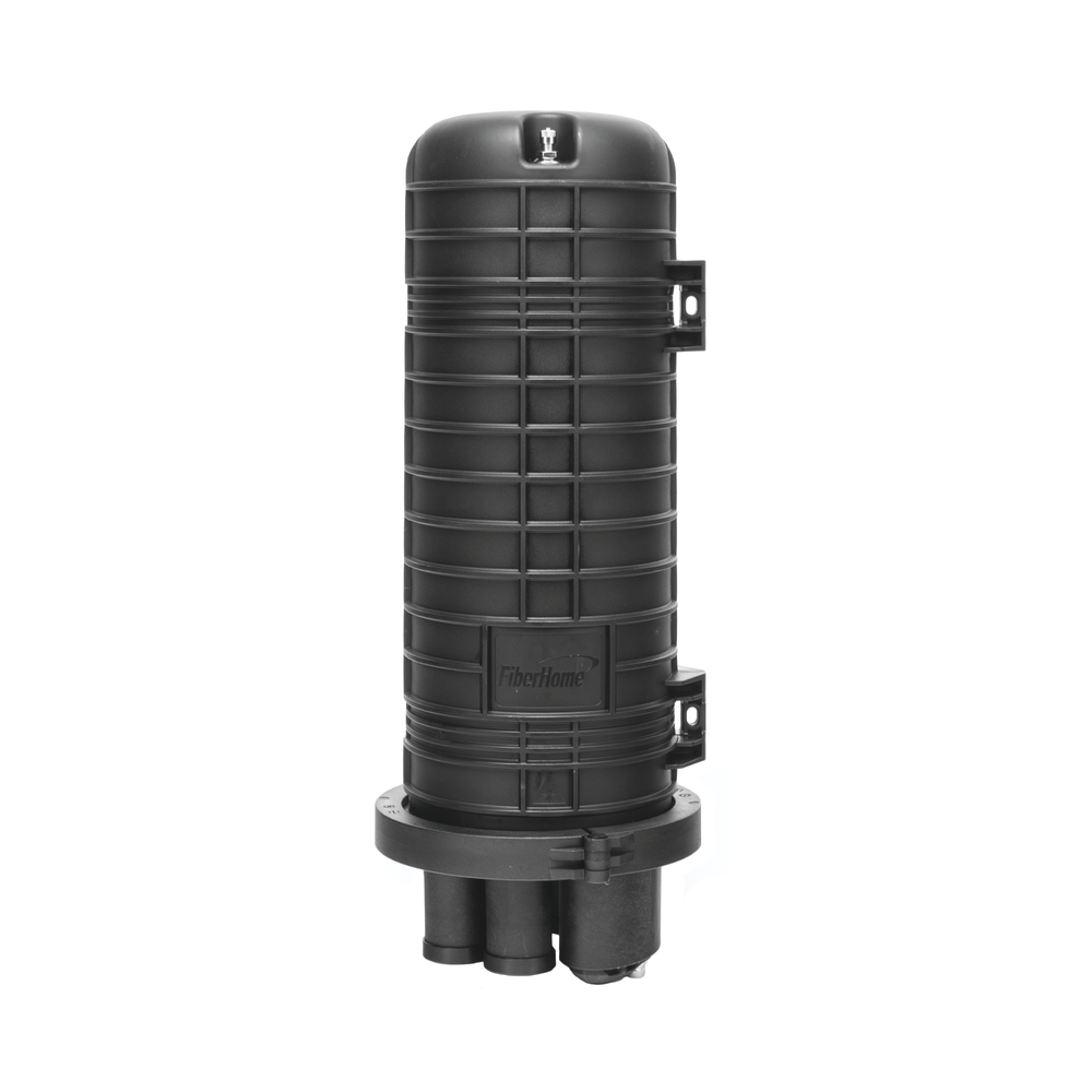 Caja de Distribución de Fibra Óptica Vertical Tipo Domo, Hasta 96 Empalmes, Exterior, IP68